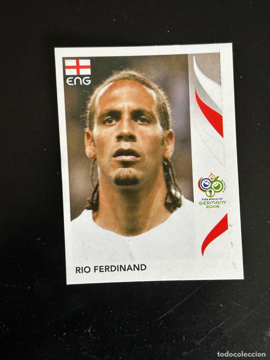 Cromos de F&uacute;tbol: RIO FERDINAND INGLATERRA PANINI WORLD MUNDIAL ALEMANIA 2006 CROMO FUTBOL 06 - 99 SIN PEGAR