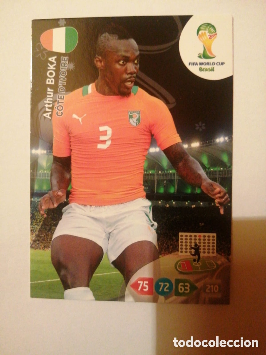Figurine di Calcio: BOKA COSTA DE MARFIL ADRENALYN MUNDIAL BRASIL 2014 FIFA WORLD CUP
