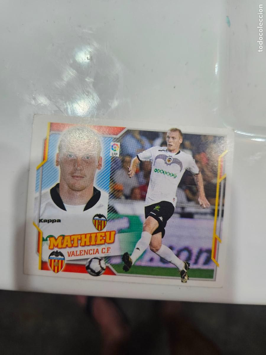 Cromos de f&uacute;tbol: Mathieu Valencia este 2010 2011 10 11 sin pegar - Foto 1