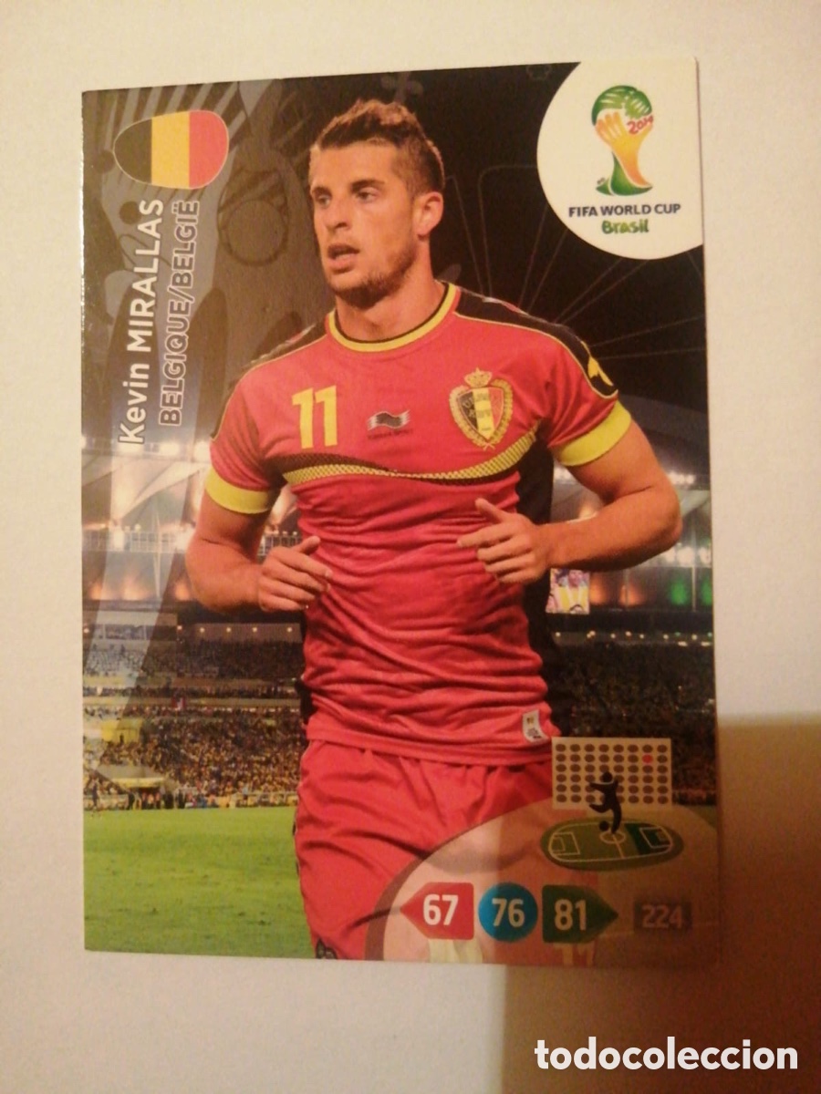 Football Stickers: MIRALLAS B&Eacute;LGICA ADRENALYN MUNDIAL BRASIL 2014 FIFA WORLD CUP