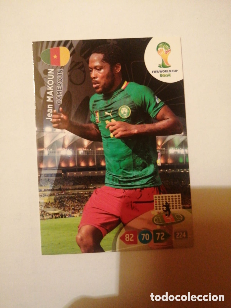 Football Stickers: MAKOUN CAMER&Uacute;N ADRENALYN MUNDIAL BRASIL 2014 FIFA WORLD CUP