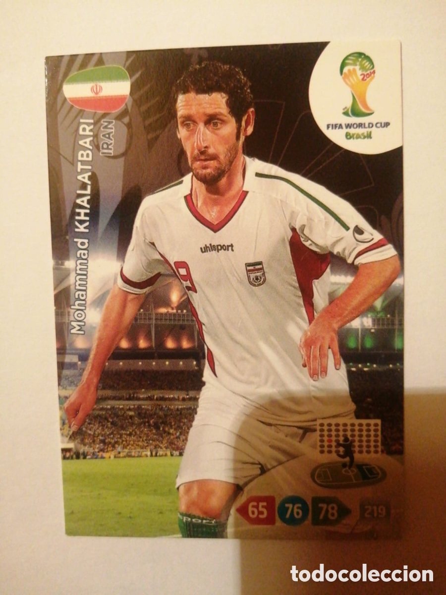 Fu&szlig;ball-Sticker: KHALATBARI IRAN ADRENALYN MUNDIAL BRASIL 2014 FIFA WORLD CUP