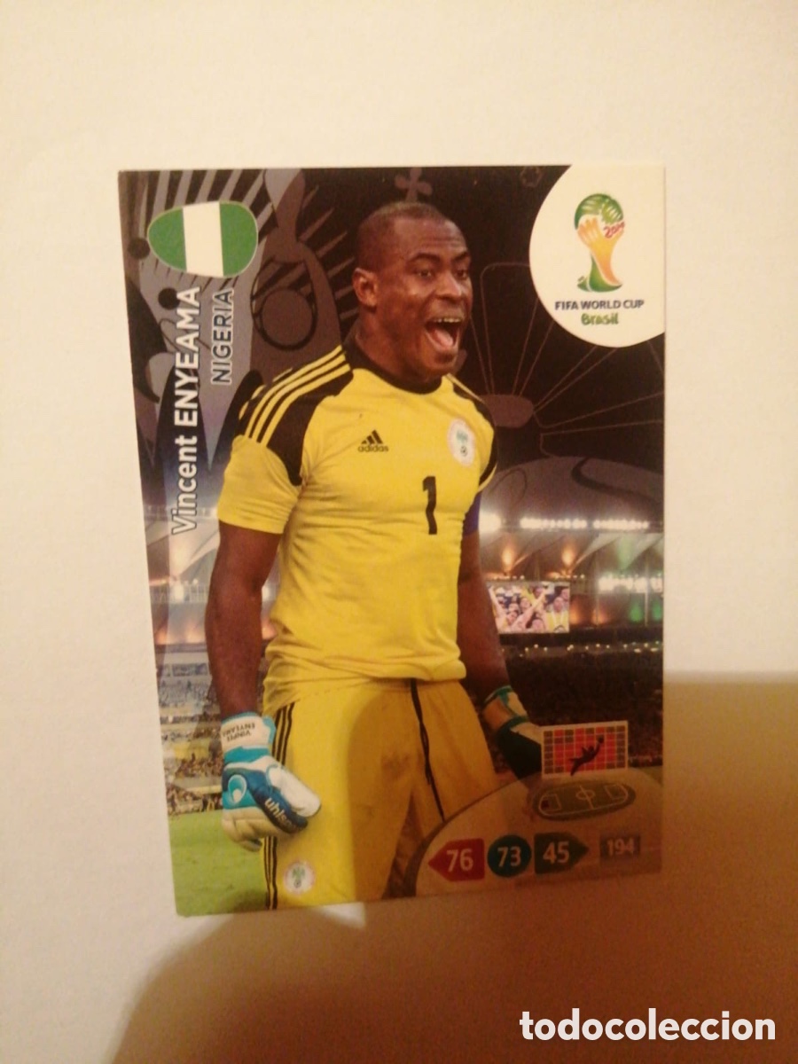 Figurine di Calcio: ENYEAMA NIGERIA ADRENALYN MUNDIAL BRASIL 2014 FIFA WORLD CUP