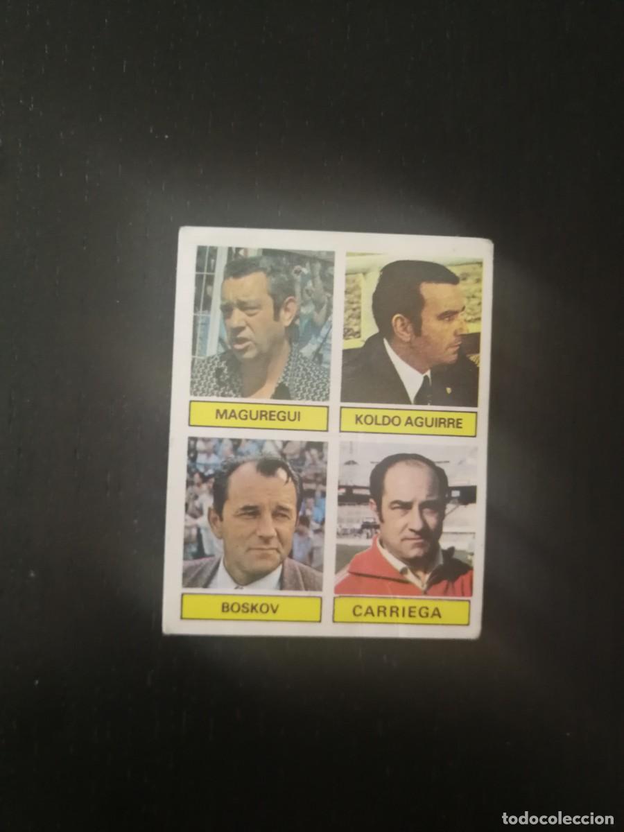 Figurine di Calcio: Entrenadores Carriega Maguregui Ediciones Este Liga 81/82 sin pegar nunca pegado 1981/82