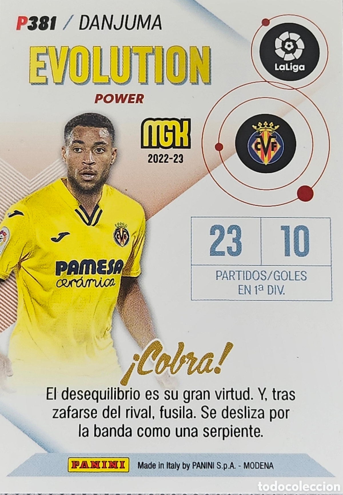 Cromos de f&uacute;tbol: Panini MGK 22/23 - Danjuma - Evolution - Foto 2
