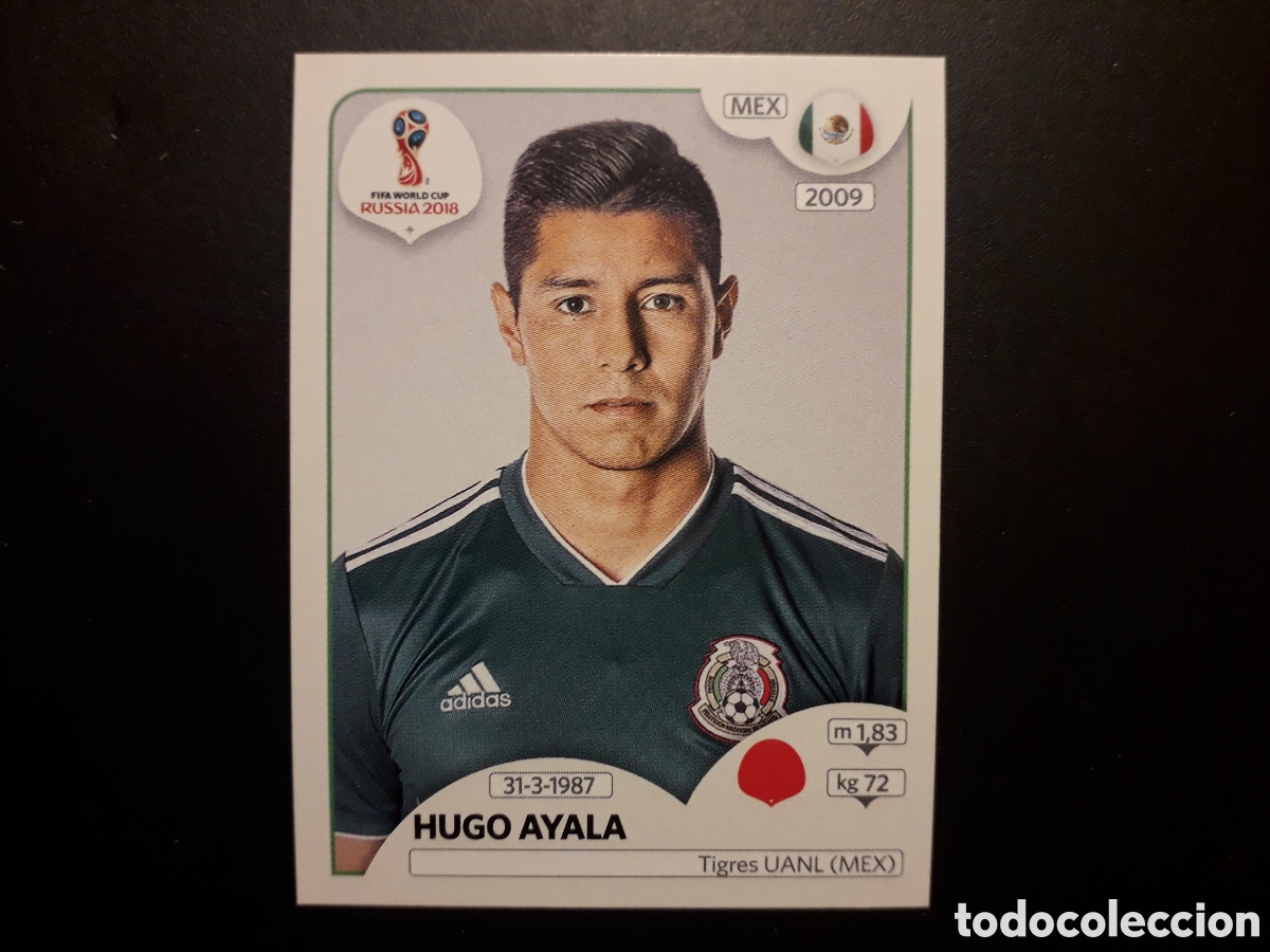 Cromos de F&uacute;tbol: HUGO AYALA M&Eacute;XICO MUNDIAL F&Uacute;TBOL RUSIA RUSSIA 2018 N&deg; 455 PANINI SIN PEGAR PEDIDO M&Iacute;NIMO 3&euro;