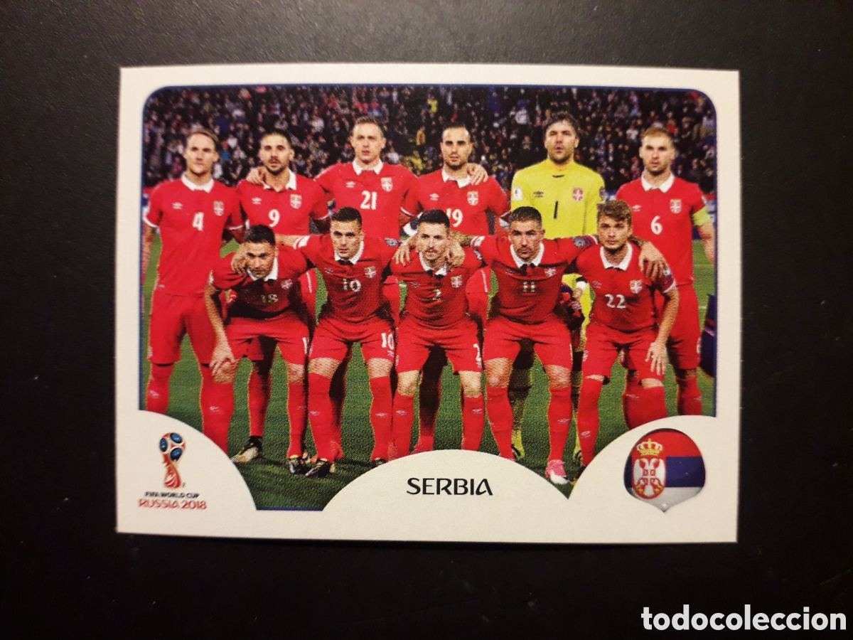 Cromos de F&uacute;tbol: EQUIPO SERBIA MUNDIAL F&Uacute;TBOL RUSIA RUSSIA 2018 N&deg; 413 PANINI SIN PEGAR PEDIDO M&Iacute;NIMO 3&euro;
