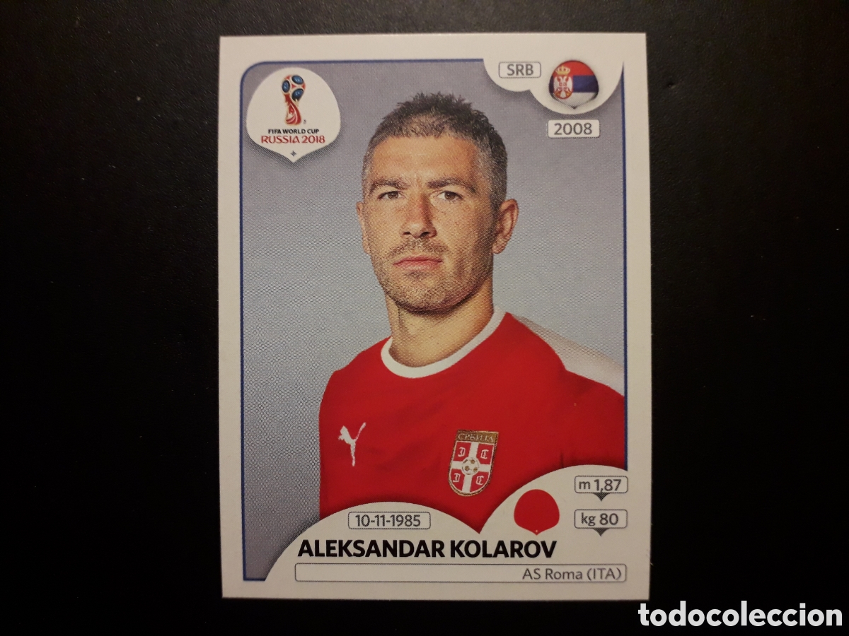 Cromos de F&uacute;tbol: KORALOV SERBIA MUNDIAL F&Uacute;TBOL RUSIA RUSSIA 2018 N&deg; 416 PANINI SIN PEGAR PEDIDO M&Iacute;NIMO 3&euro;