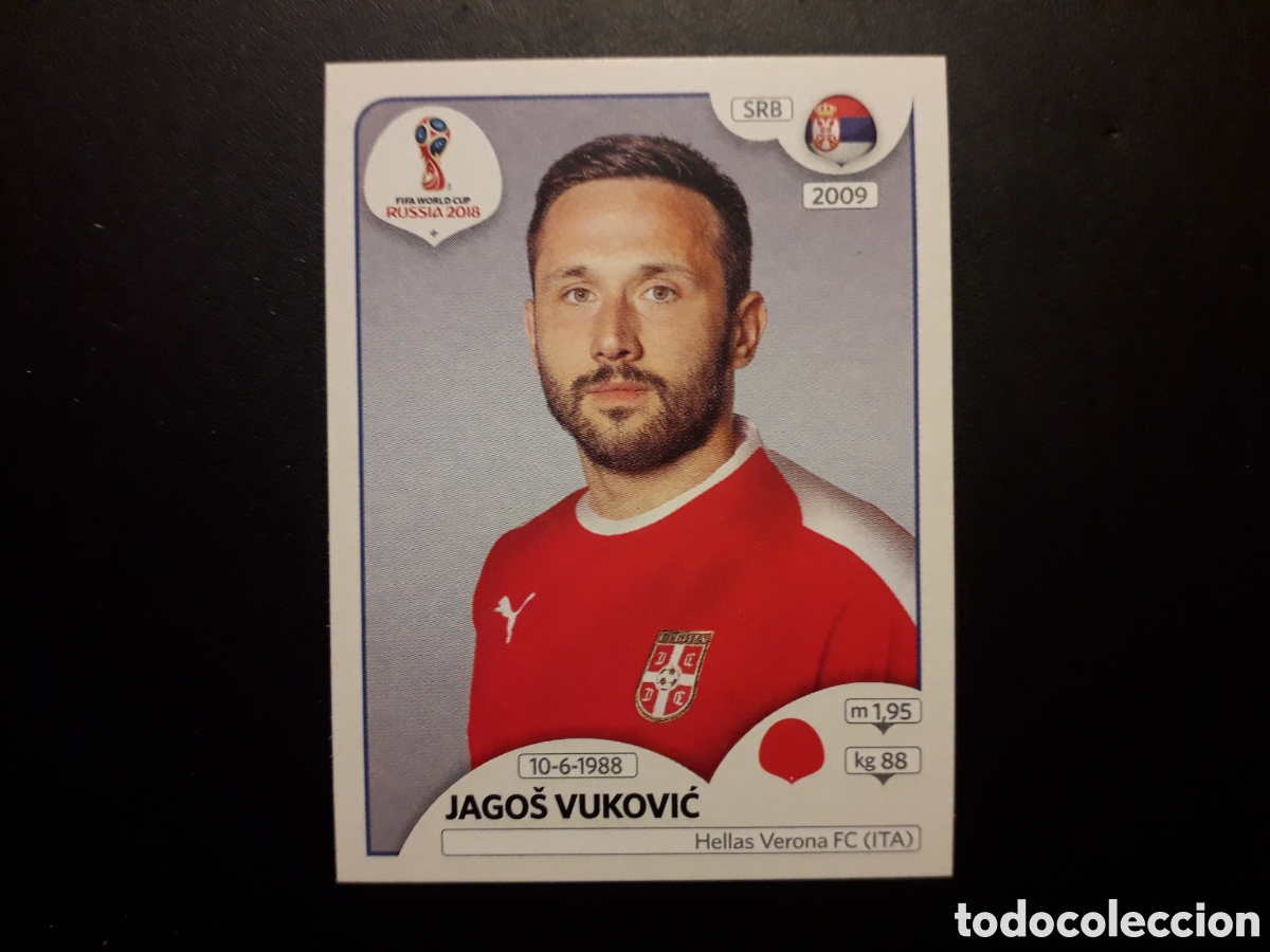 Cromos de F&uacute;tbol: VUKOVIĆ SERBIA MUNDIAL F&Uacute;TBOL RUSIA RUSSIA 2018 N&deg; 421 PANINI SIN PEGAR PEDIDO M&Iacute;NIMO 3&euro;.