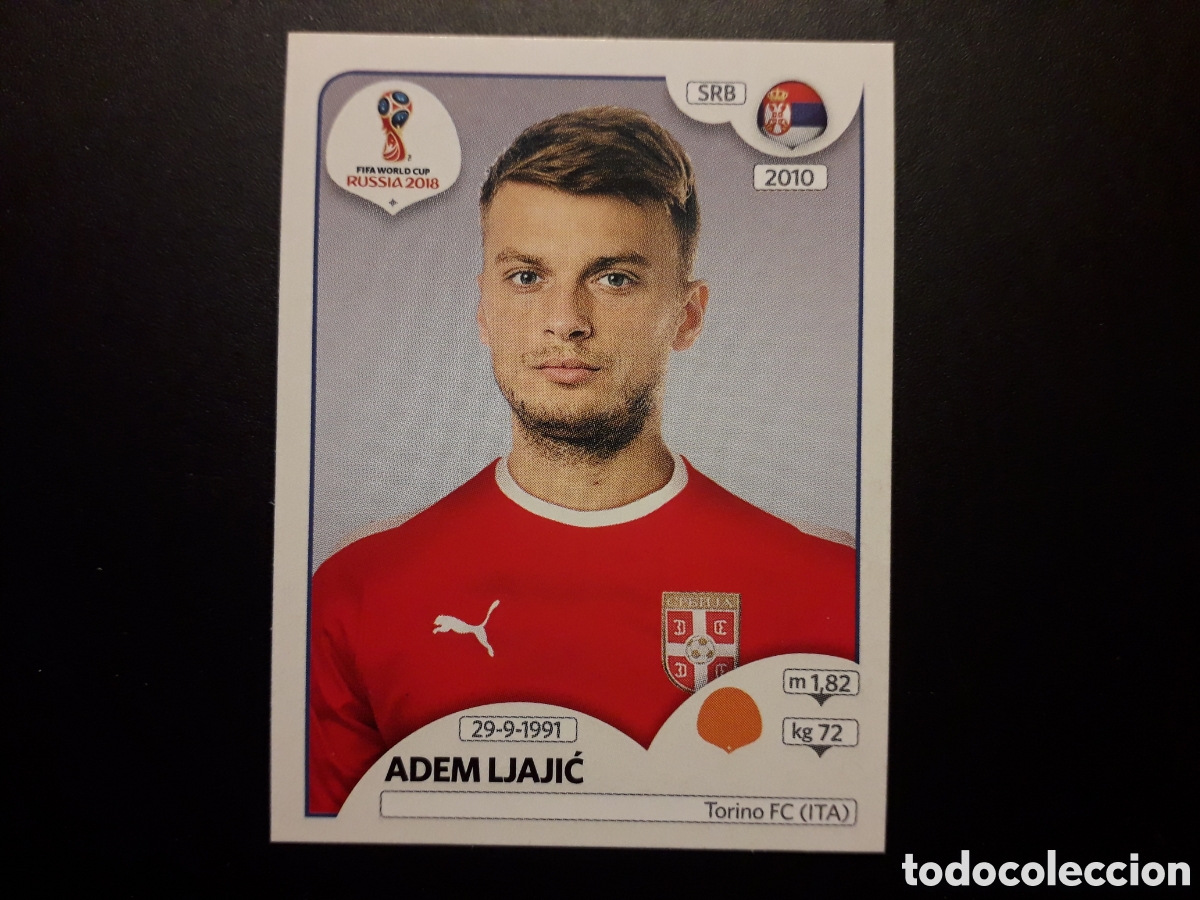 Cromos de F&uacute;tbol: LJAJIĆ SERBIA MUNDIAL F&Uacute;TBOL RUSIA RUSSIA 2018 N&deg; 426 PANINI SIN PEGAR PEDIDO M&Iacute;NIMO 3&euro;