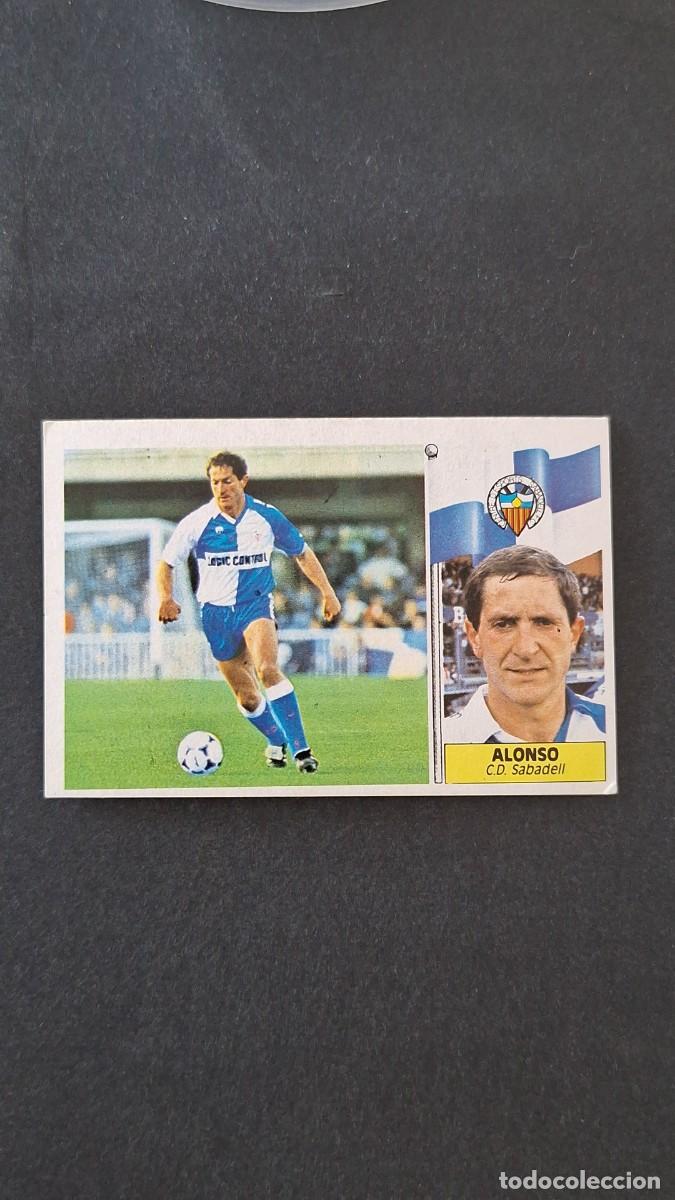 Figurine di Calcio: ALONSO C. D. SABADELL LIGA ESTE 1986/87 86 87 NUNCA PEGADO SIN PEGAR