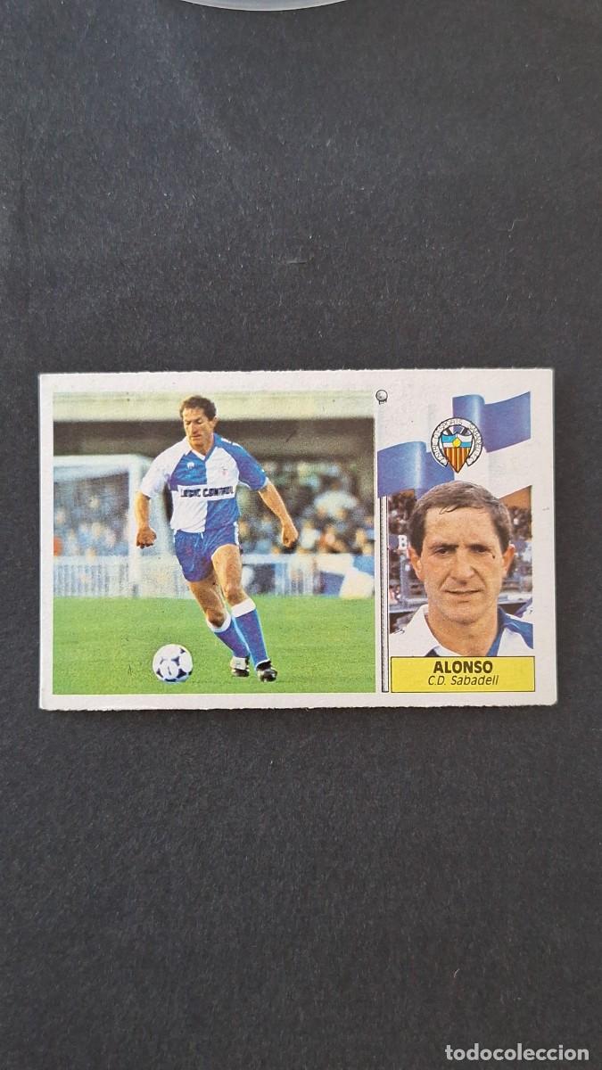 Figurine di Calcio: ALONSO C. D. SABADELL LIGA ESTE 1986/87 86 87 NUNCA PEGADO SIN PEGAR
