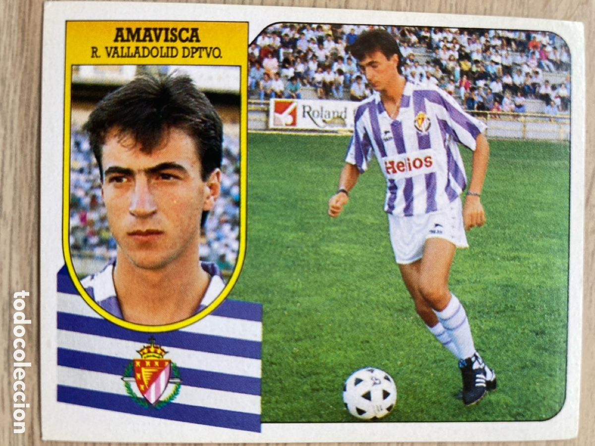 Cromos de F&uacute;tbol: AMAVISCA VALLADOLID LIGA ESTE 1991 1992 91 92 NUNCA PEGADO SIN PEGAR