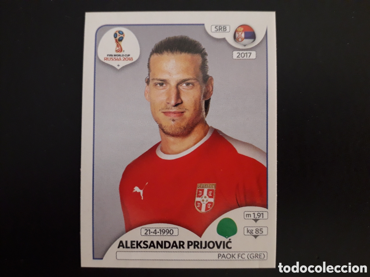 Cromos de F&uacute;tbol: PRIJOVIĆ SERBIA MUNDIAL F&Uacute;TBOL RUSIA RUSSIA 2018 N&deg; 431 PANINI SIN PEGAR PEDIDO M&Iacute;NIMO 3&euro;