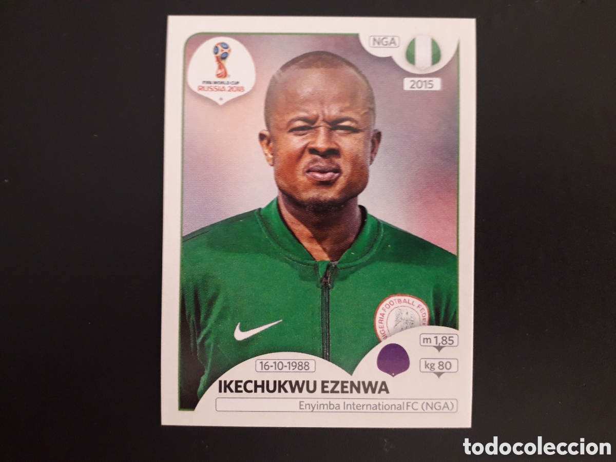 Cromos de F&uacute;tbol: EZENWA NIGERIA MUNDIAL F&Uacute;TBOL RUSIA RUSSIA 2018 N&deg; 334 PANINI SIN PEGAR PEDIDO M&Iacute;NIMO 3&euro;
