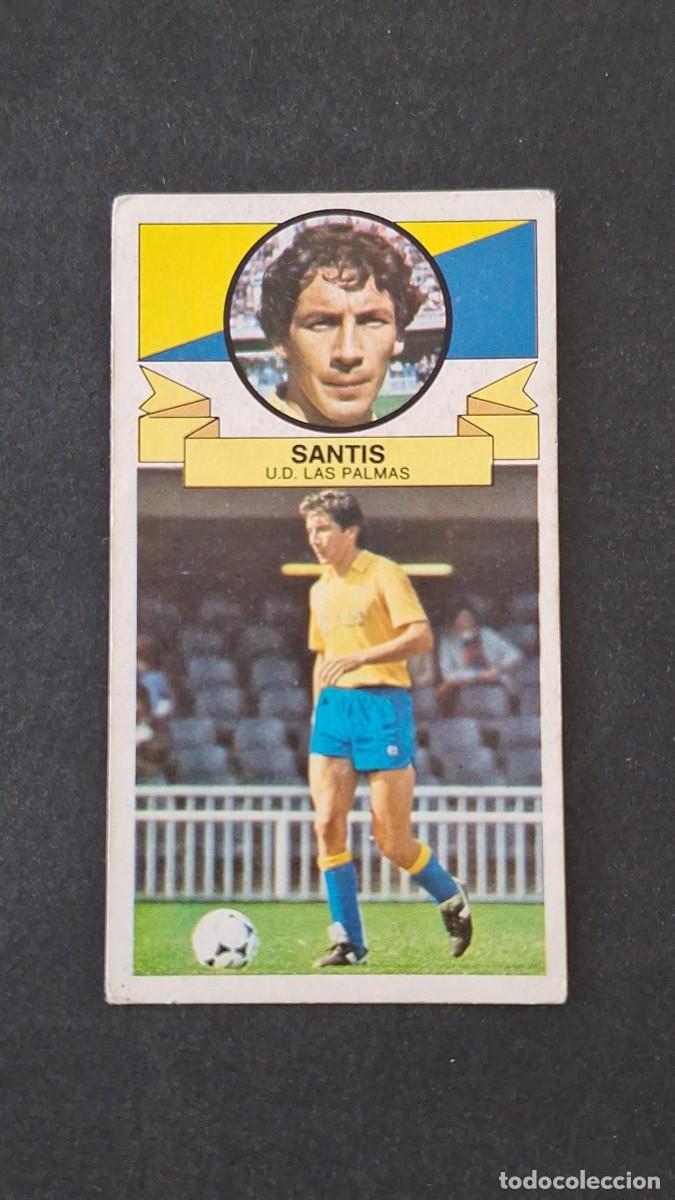 Cromos de F&uacute;tbol: SANTIS U. D. LAS PALMAS LIGA ESTE 1985/86 85 86 NUNCA PEGADO SIN PEGAR