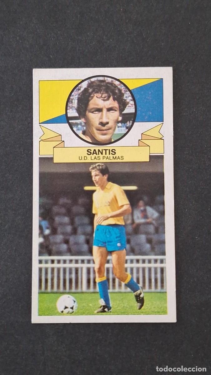 Cromos de F&uacute;tbol: SANTIS U. D. LAS PALMAS LIGA ESTE 1985/86 85 86 NUNCA PEGADO SIN PEGAR