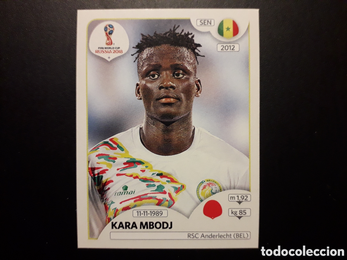 Cromos de Futebol: MBODJ SENEGAL MUNDIAL F&Uacute;TBOL RUSIA RUSSIA 2018 N&deg; 615 PANINI SIN PEGAR PEDIDO M&Iacute;NIMO 3&euro;