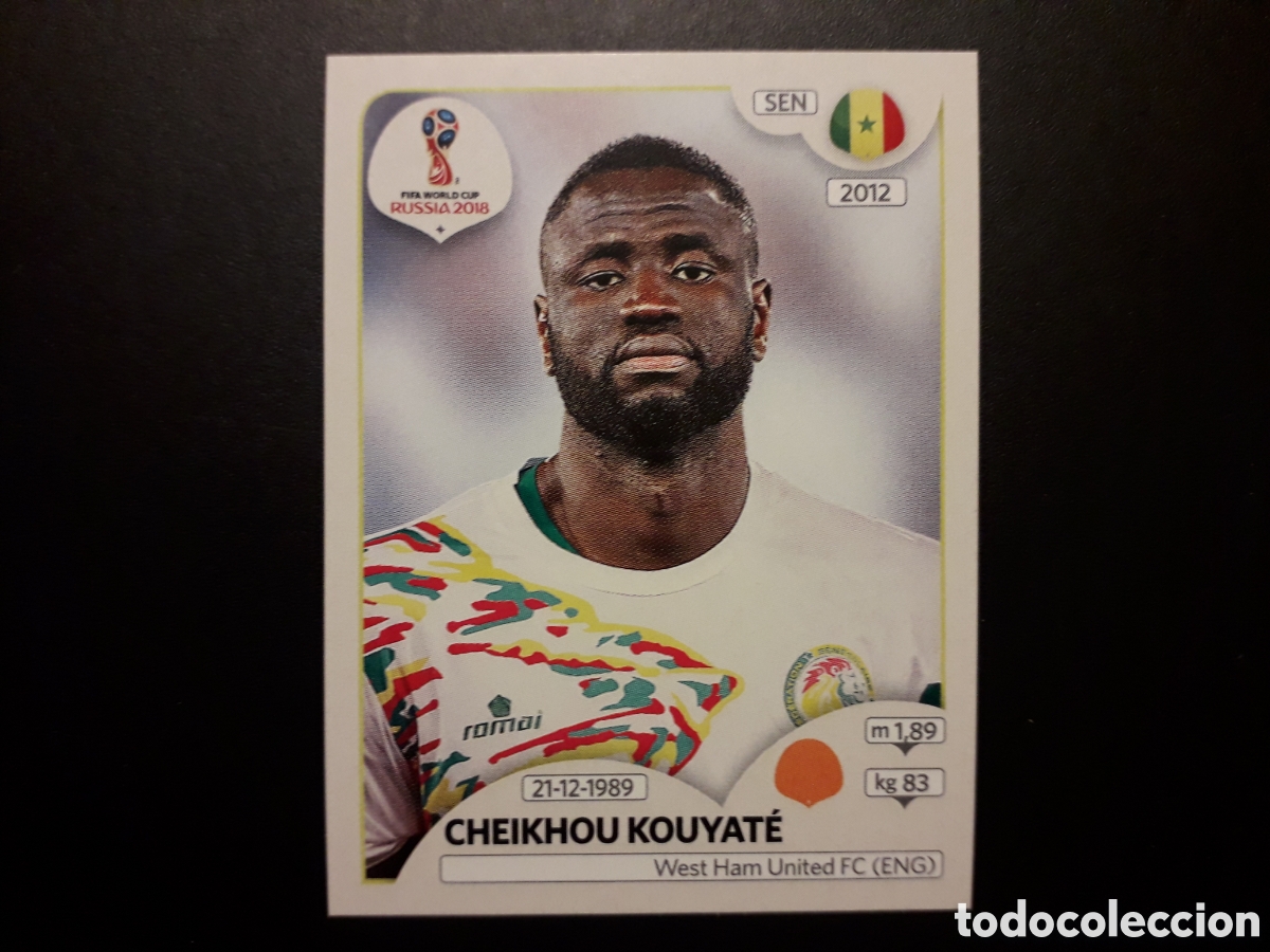 Cromos de Futebol: KOUYAT&Eacute; SENEGAL MUNDIAL F&Uacute;TBOL RUSIA RUSSIA 2018 N&deg; 622 PANINI SIN PEGAR PEDIDO M&Iacute;NIMO 3&euro;