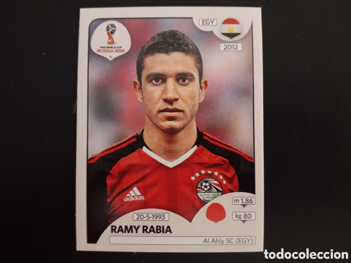 Cromos de Futebol: RAMY RABIA EGIPTO MUNDIAL F&Uacute;TBOL RUSIA RUSSIA 2018 N&deg; 78 PANINI SIN PEGAR PEDIDO M&Iacute;NIMO 3&euro;