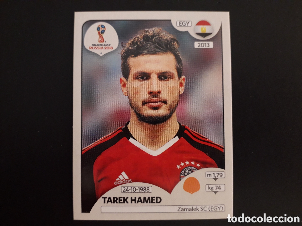 Cromos de f&uacute;tbol: TAREK HAMED EGIPTO MUNDIAL F&Uacute;TBOL RUSIA RUSSIA 2018 N&deg; 83 PANINI SIN PEGAR PEDIDO M&Iacute;NIMO 3&euro;
