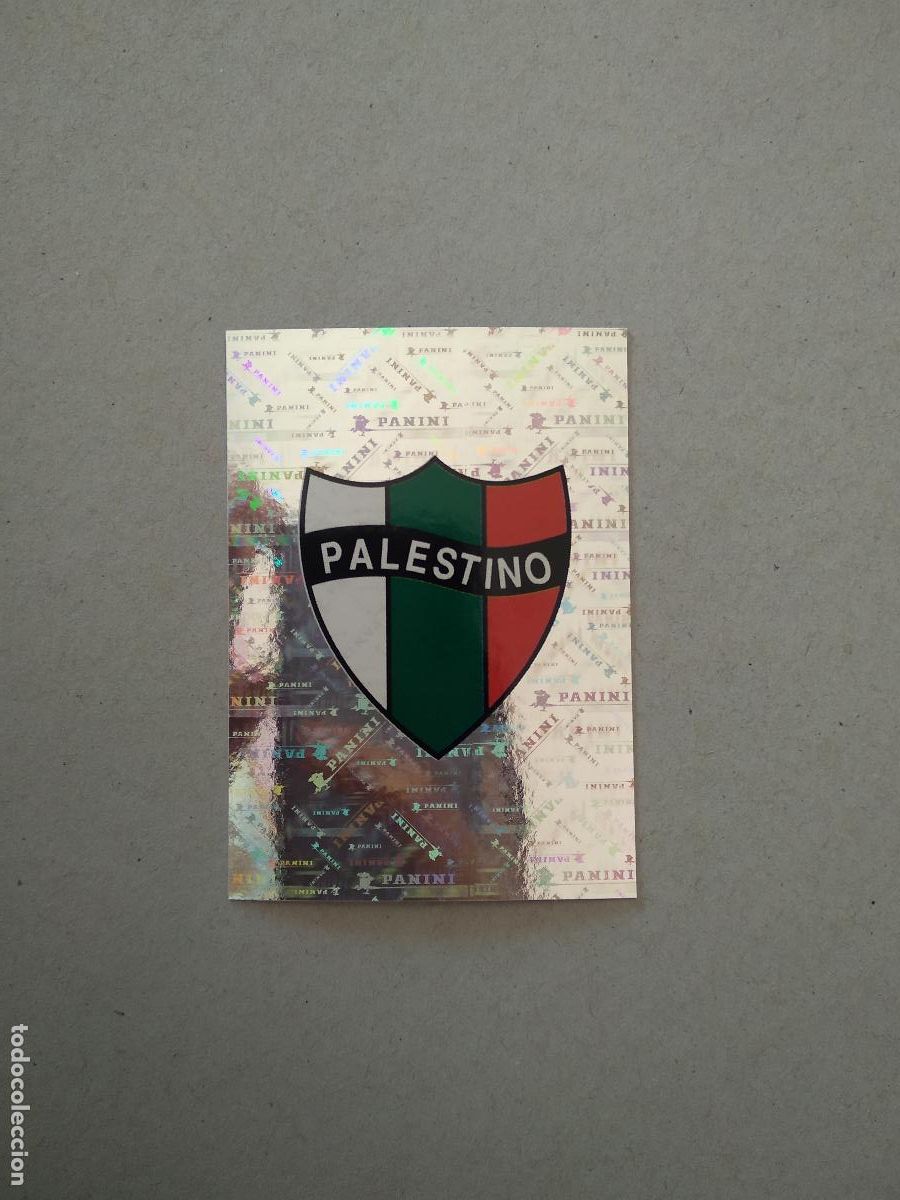 Fu&szlig;ball-Sticker: 155 ESCUDO PALESTINO CROMO FUTBOL PANINI LIGA CHILE 17-18 CAMPEONATO SCOTIABANK 2017-2018
