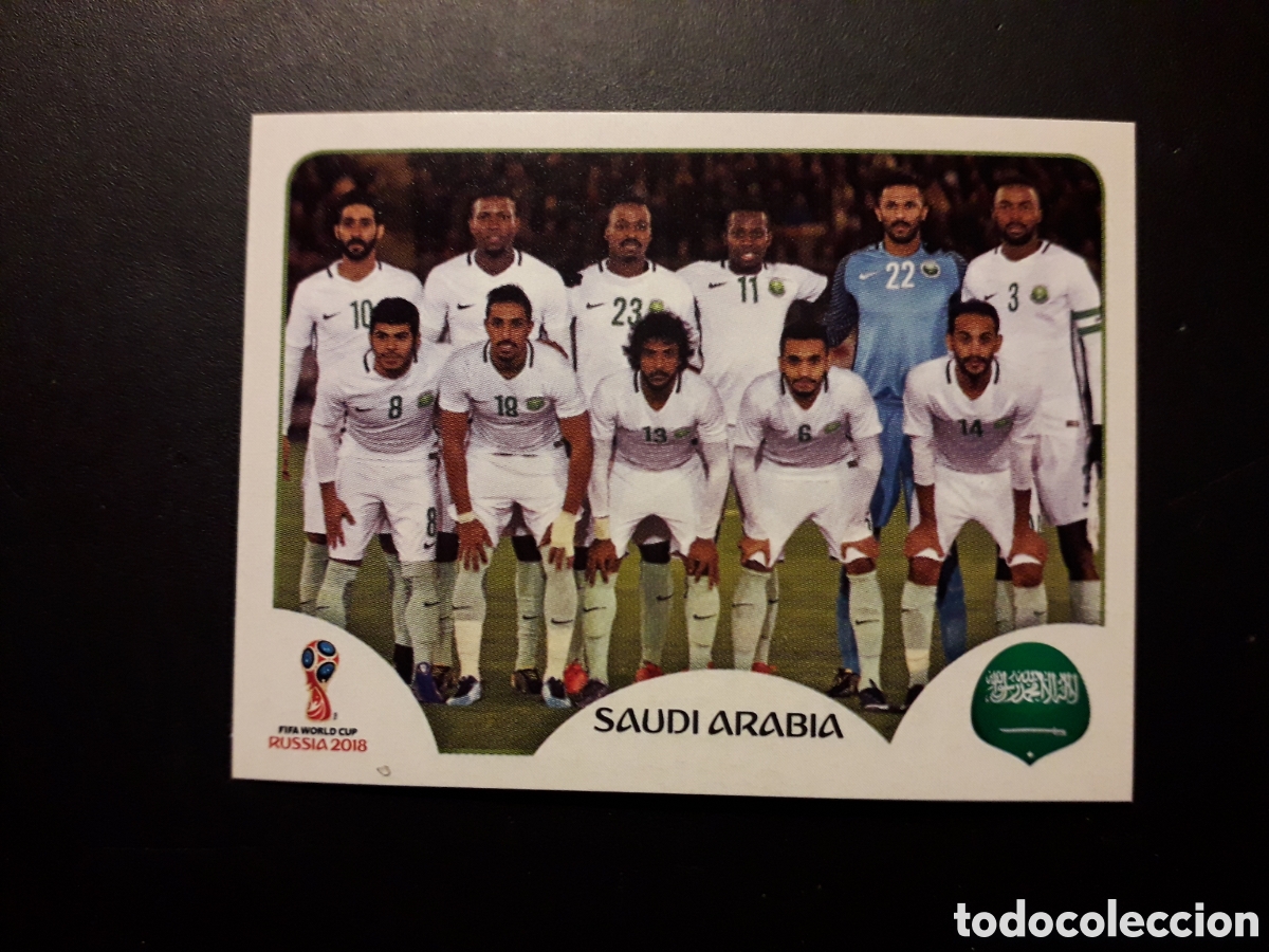 Cromos de Futebol: EQUIPO ARABIA SAUD&Iacute; MUNDIAL F&Uacute;TBOL RUSIA RUSSIA 2018 N&deg; 53 PANINI SIN PEGAR PEDIDO M&Iacute;NIMO 3&euro;
