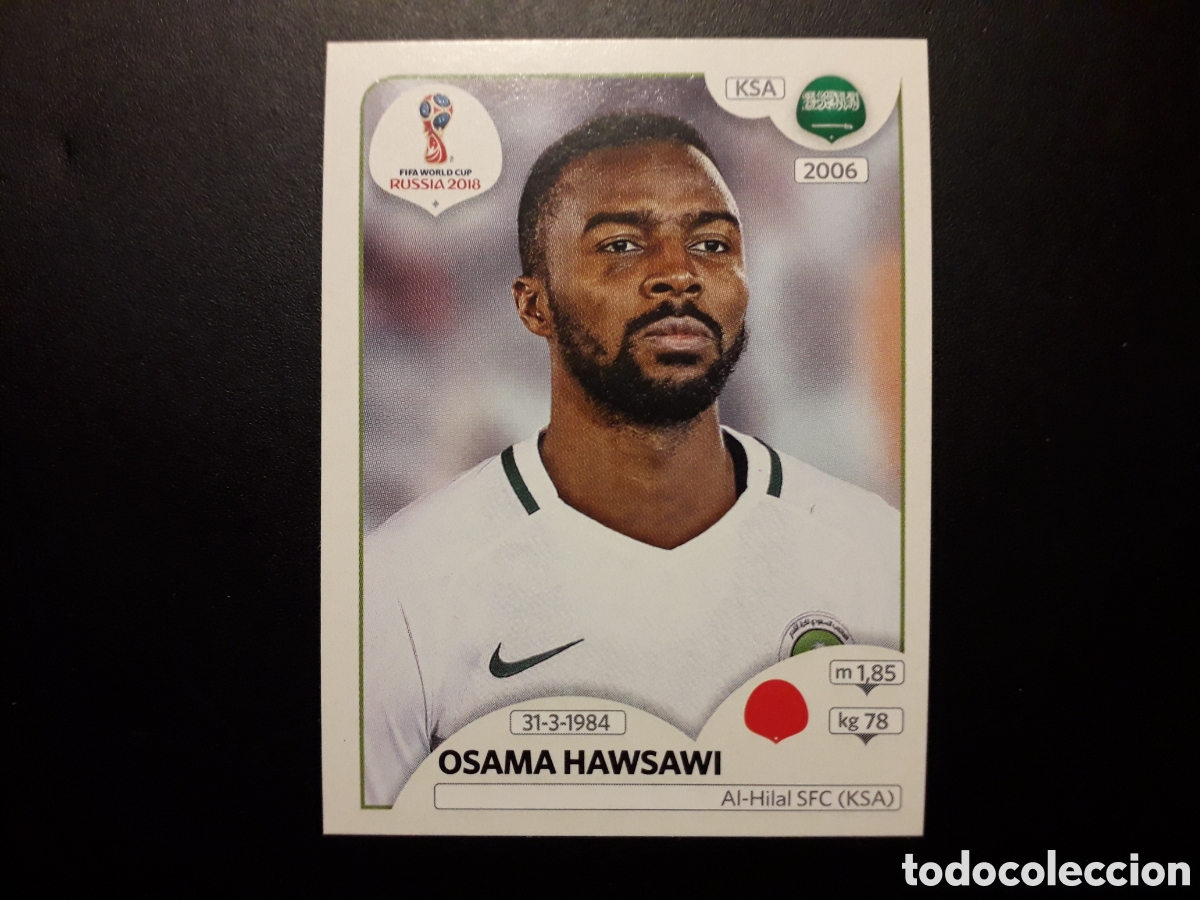 Cromos de Futebol: HAWSAWI ARABIA SAUD&Iacute; MUNDIAL F&Uacute;TBOL RUSIA RUSSIA 2018 N&deg; 55 PANINI SIN PEGAR PEDIDO M&Iacute;NIMO 3&euro;