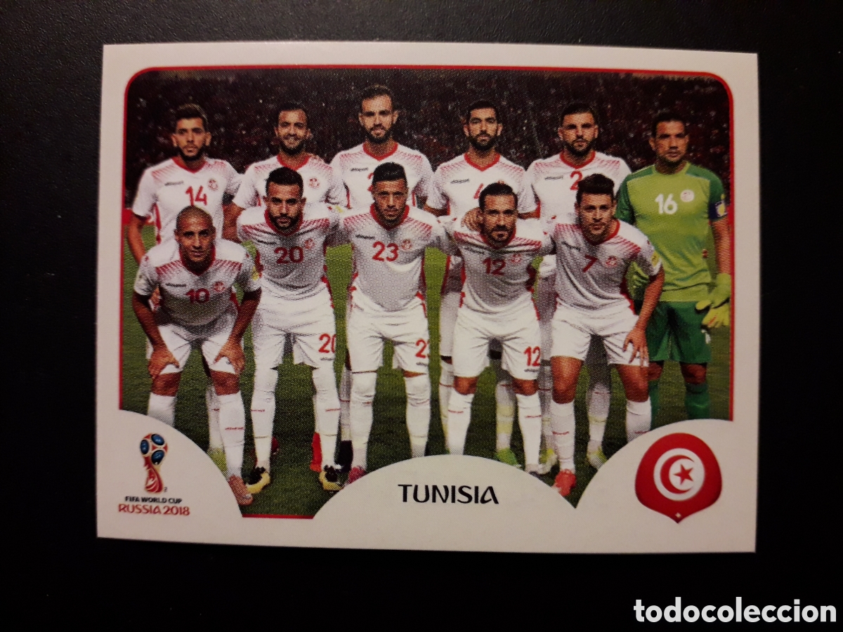 Cromos de F&uacute;tbol: EQUIPO T&Uacute;NEZ MUNDIAL F&Uacute;TBOL RUSIA RUSSIA 2018 N&deg; 553 PANINI SIN PEGAR PEDIDO M&Iacute;NIMO 3&euro;