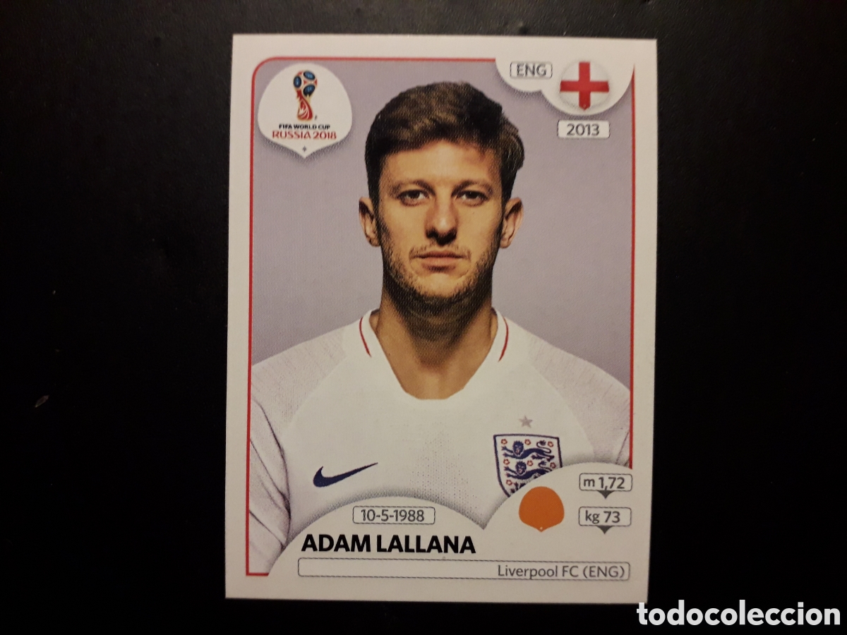 Cromos de F&uacute;tbol: ADAM LALLANA INGLATERRA MUNDIAL F&Uacute;TBOL RUSIA RUSSIA 2018 N&deg; 586 PANINI SIN PEGAR PEDIDO M&Iacute;NIMO 3&euro;.