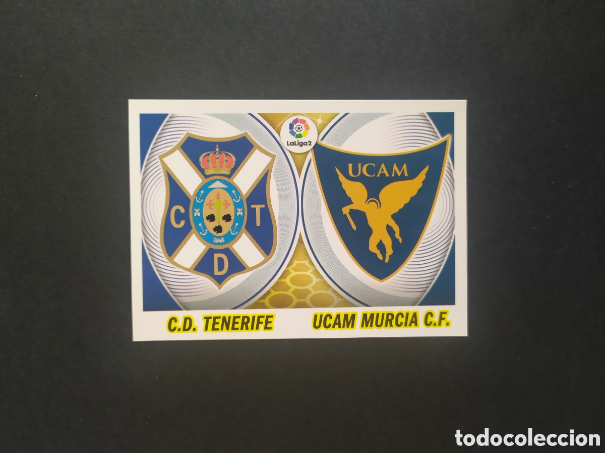 Cartes &agrave; collectionner de Football: Liga este 2016 2017 16 17 panini escudo logo viejo n&deg; 8 Tenerife UCAM Murcia