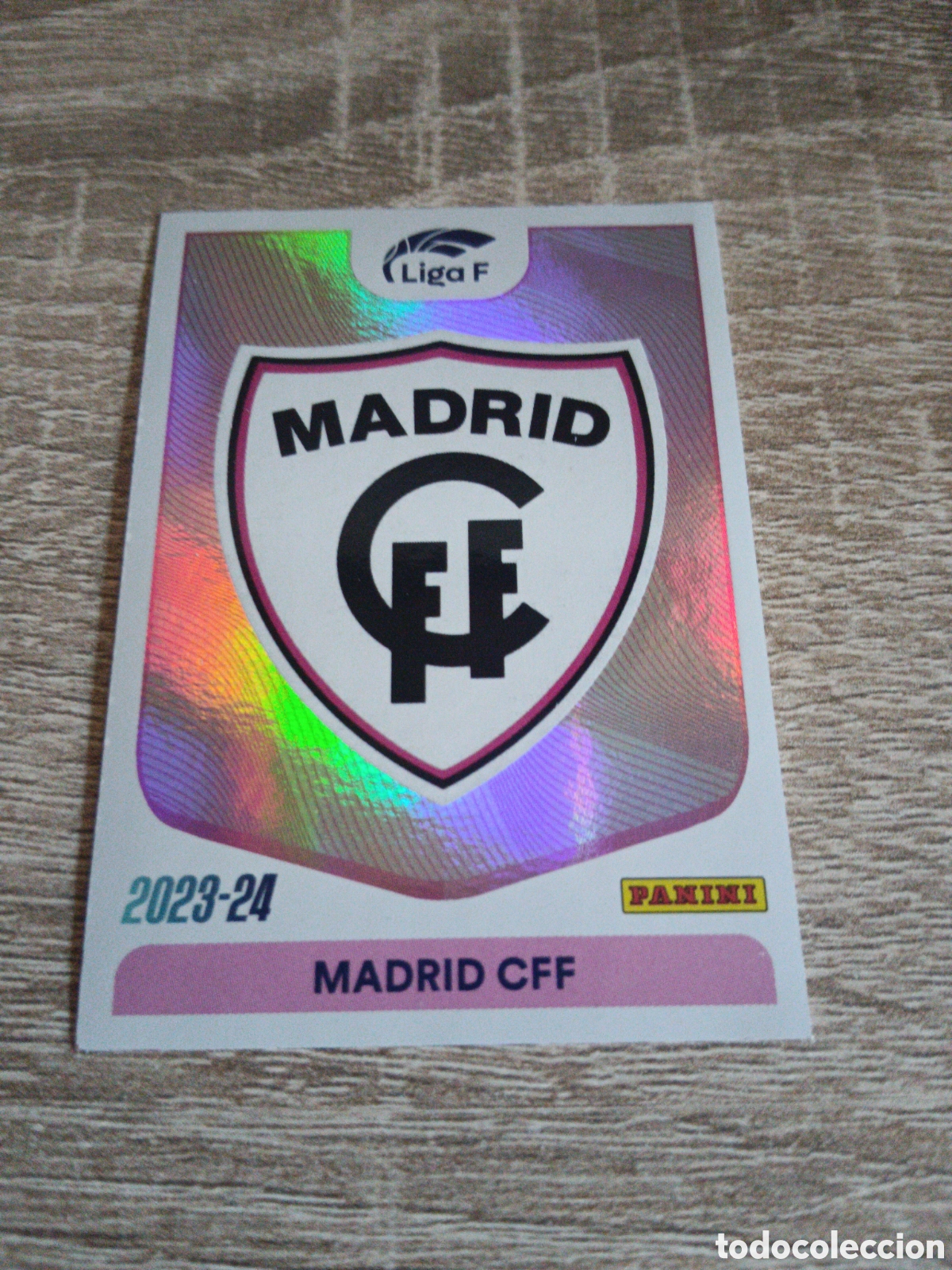 Fu&szlig;ball-Sticker: Panini liga femenina 2023 2024 23 24 182 escudo Madrid