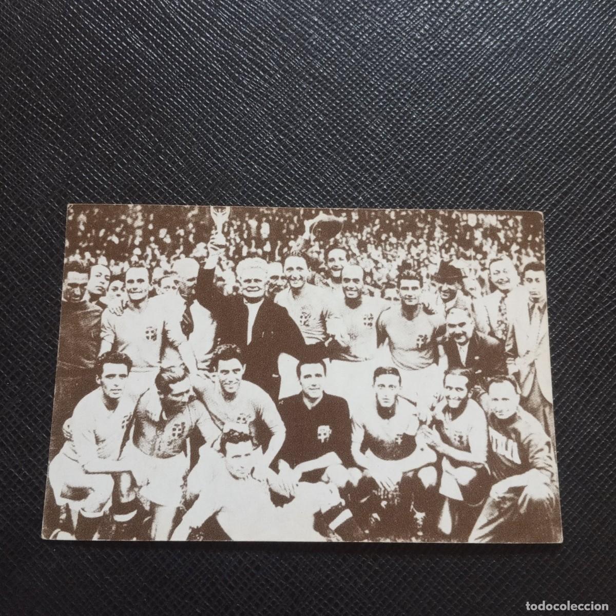 Cromos de F&uacute;tbol: 3 SELECCION ITALIANA 1938 CATALUNYA PORTA DEL MUNDIAL 82 CROMO 1982 FUTBOL - SIN PEGAR - A46 PG460