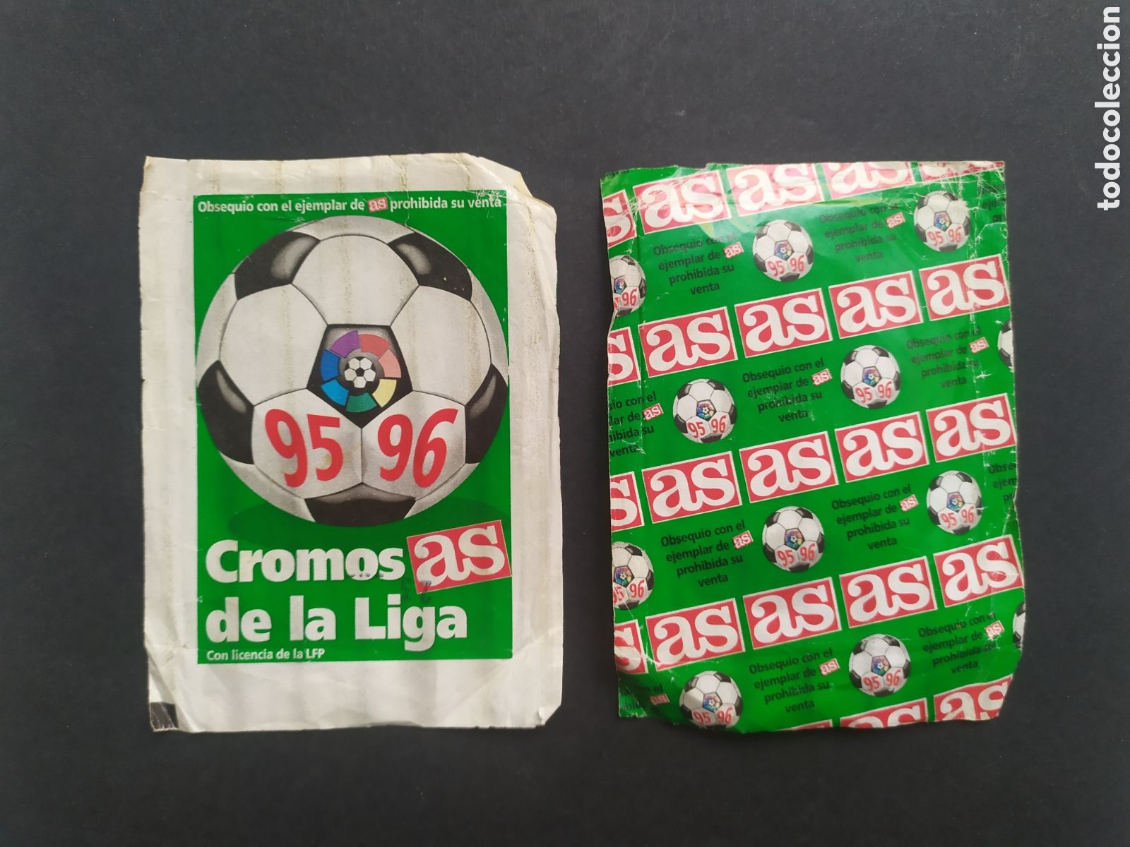 Cromos de Futebol: Cromos liga 1995 1996 95 96 As sobre vac&iacute;o