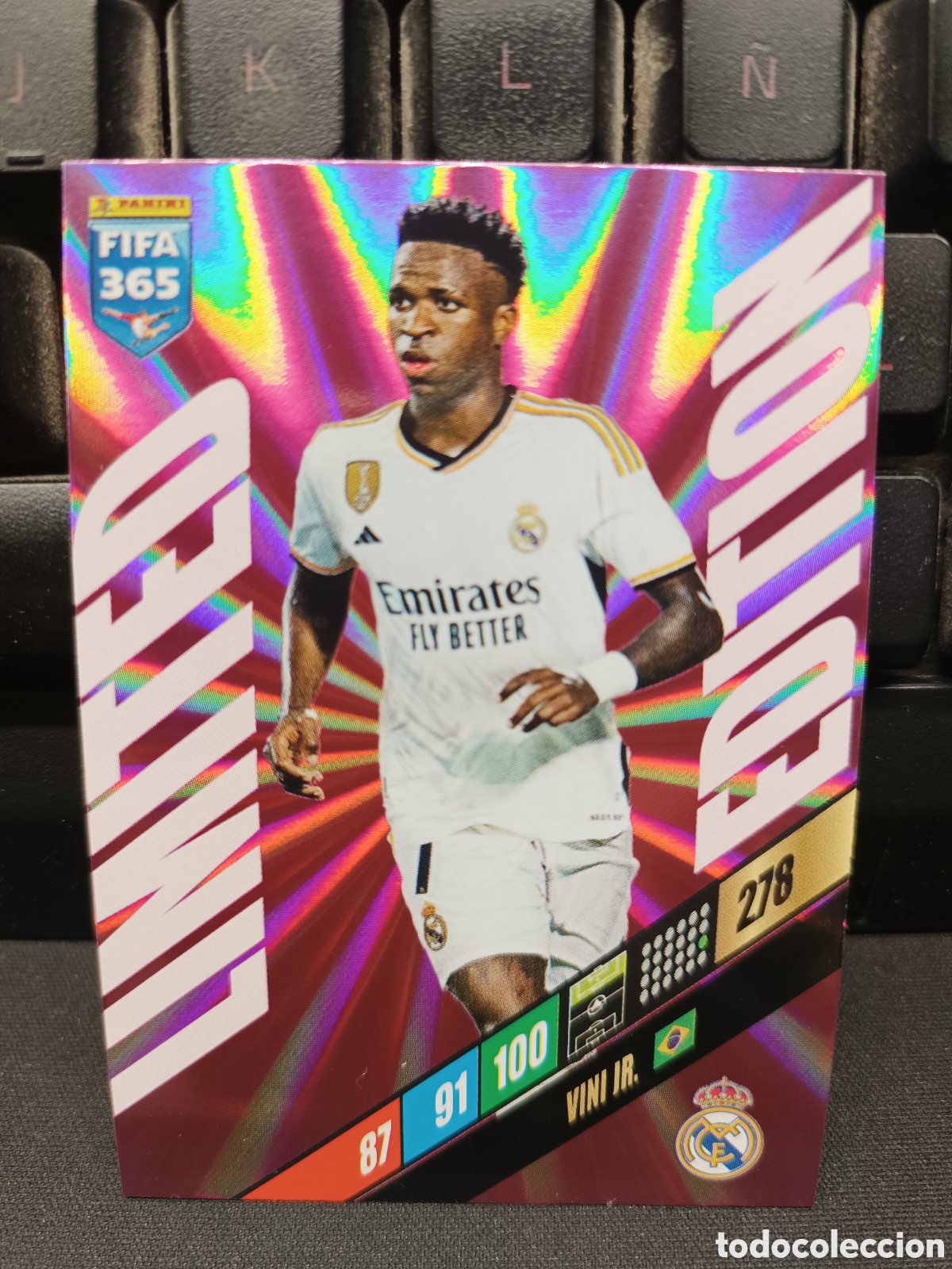 Cromos de F&uacute;tbol: VINICIUS VINI JR (REAL MADRID) LIMITED EDITION PANINI ADRENALYN XL FIFA 365 2023 2024 23 24