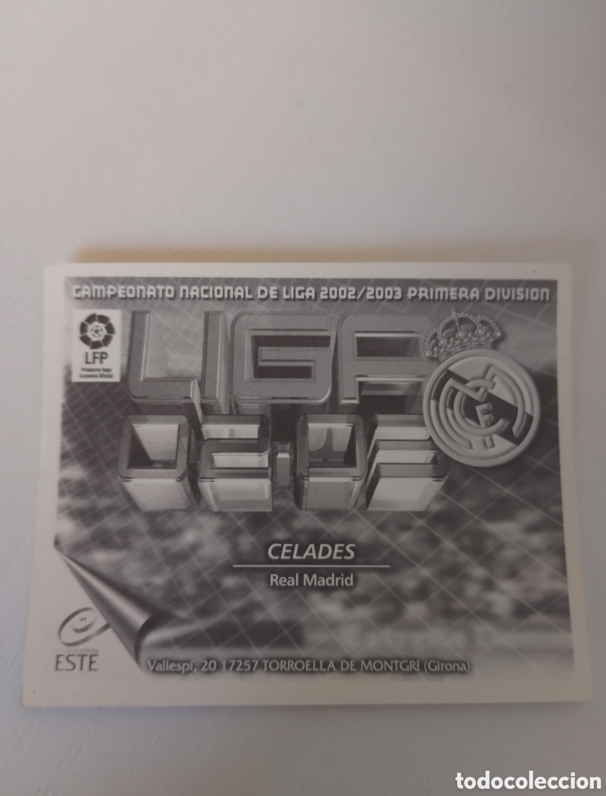 Cromos de f&uacute;tbol: Celades Real Madrid Ediciones Este 2002-03 - Foto 2