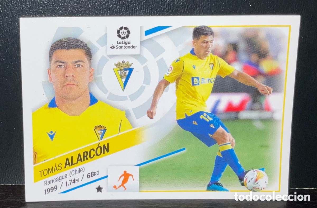 Football Stickers: ‼️TOMAS ALARCON N&ordm;12 CADIZ CF LIGA ESTE 2022-2023‼️