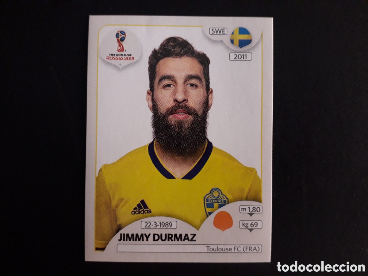 Fu&szlig;ball-Sticker: DURMAZ SUECIA MUNDIAL F&Uacute;TBOL RUSIA RUSSIA 2018 N&deg; 486 PANINI SIN PEGAR PEDIDO M&Iacute;NIMO 3&euro;