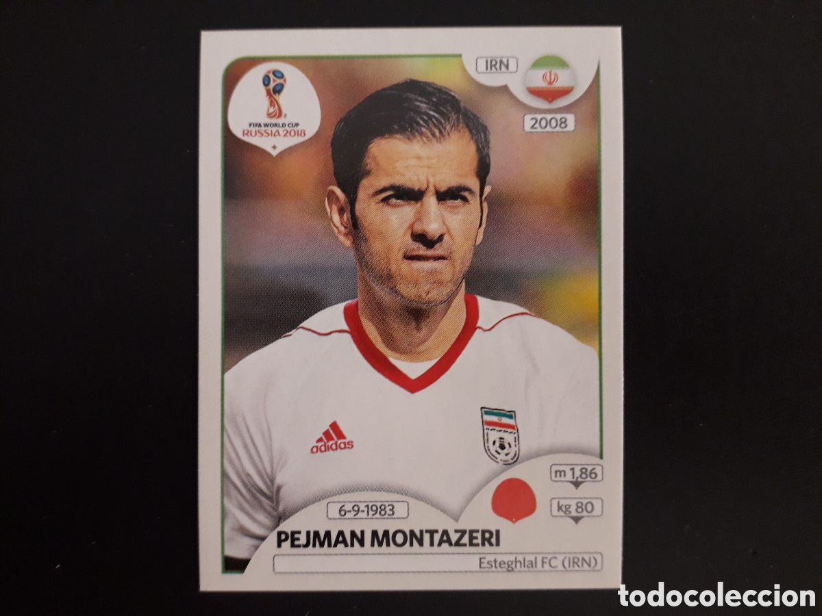 Cromos de Futebol: MONTAZERI IR&Aacute;N MUNDIAL F&Uacute;TBOL RUSIA RUSSIA 2018 N&deg; 175 PANINI SIN PEGAR PEDIDO M&Iacute;NIMO 3&euro;