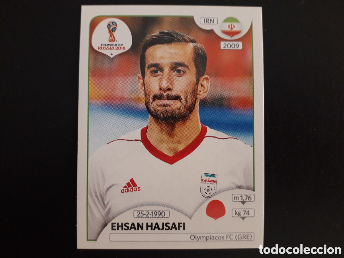 Cromos de Futebol: HAJSAFI IR&Aacute;N MUNDIAL F&Uacute;TBOL RUSIA RUSSIA 2018 N&deg; 181 PANINI SIN PEGAR PEDIDO M&Iacute;NIMO 3&euro;
