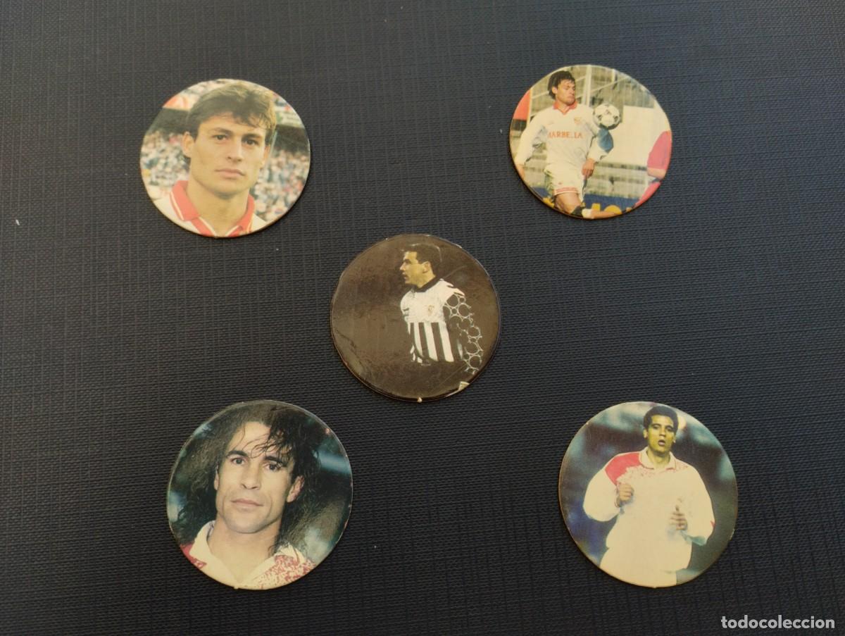 Cromos de Futebol: Lote tazos futbol antiguos Sevilla