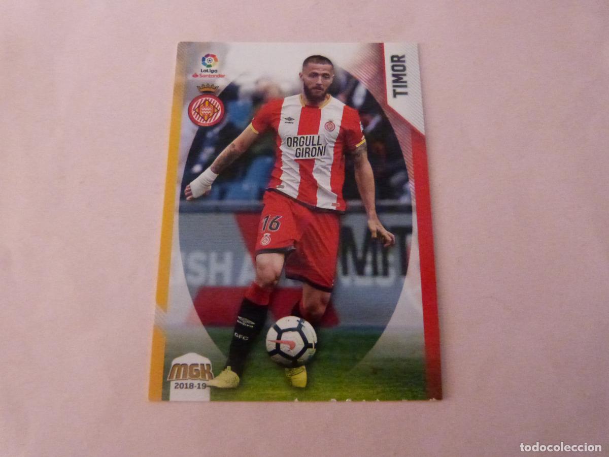 Figurine di Calcio: TRADING CARD FUTBOL TIMOR GIRONA F.C. N&ordm; 258 LIGA MEGACRACKS 2018-2019/18-19 DE PANINI