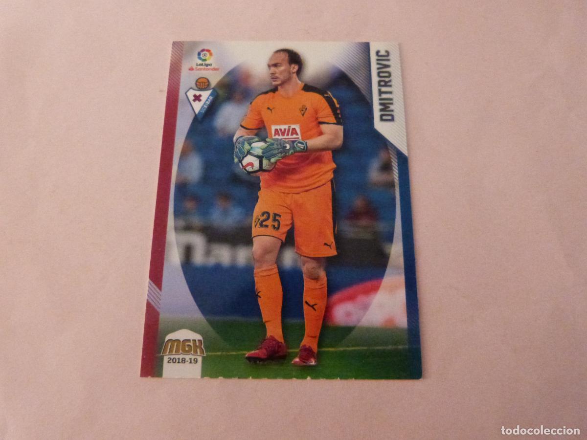 Figurine di Calcio: TRADING CARD FUTBOL DMITROVIC S.D. EIBAR N&ordm; 164 LIGA MEGACRACKS 2018-2019/18-19 PANINI
