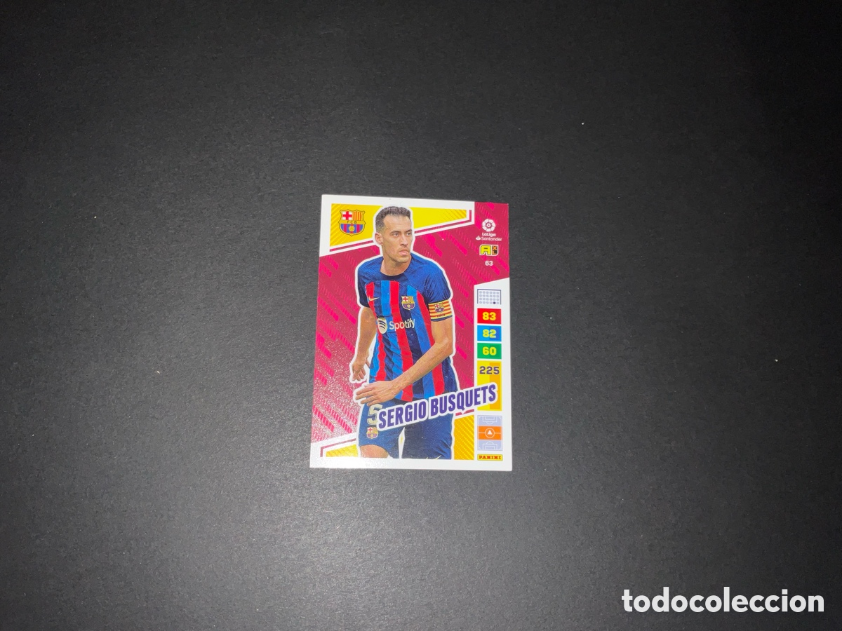 Figurine di Calcio: ‼️SERGIO BUSQUETS N&ordm;63 FC BARCELONA ADRENALYN 2022-2023‼️