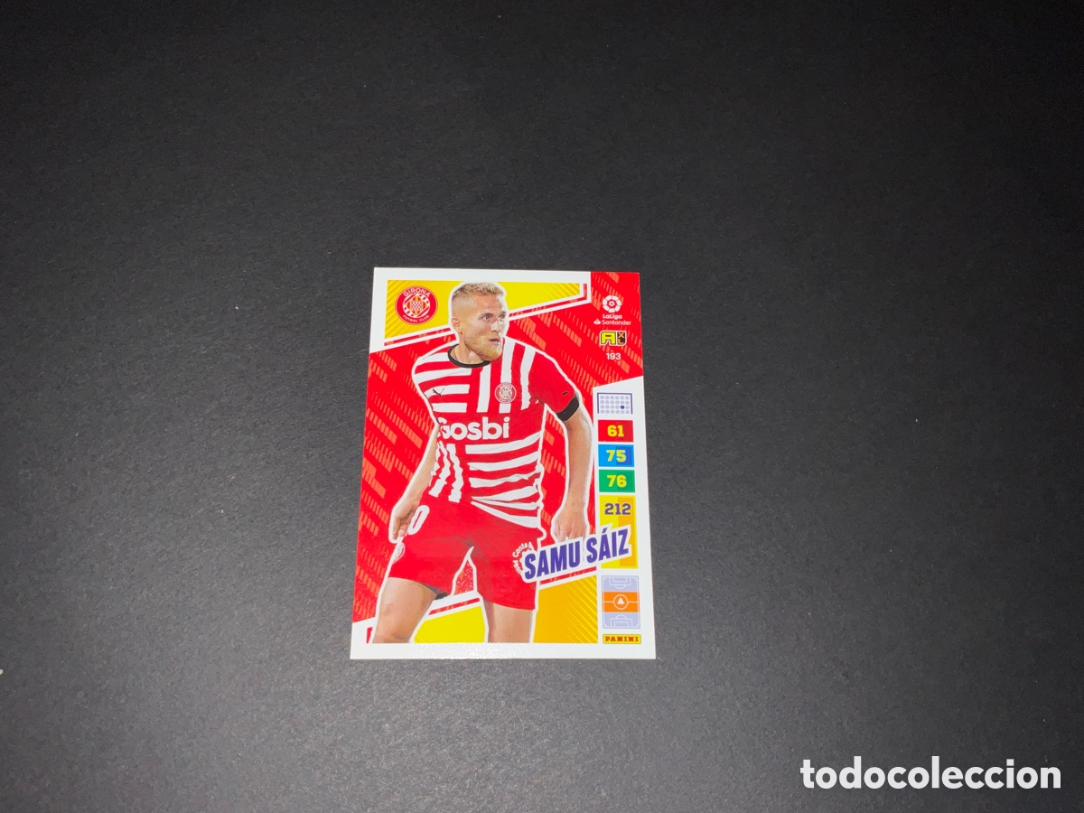 Fu&szlig;ball-Sticker: ‼️SAMU SAIZ N&ordm;193 GIRONA FC ADRENALYN 2022-2023‼️