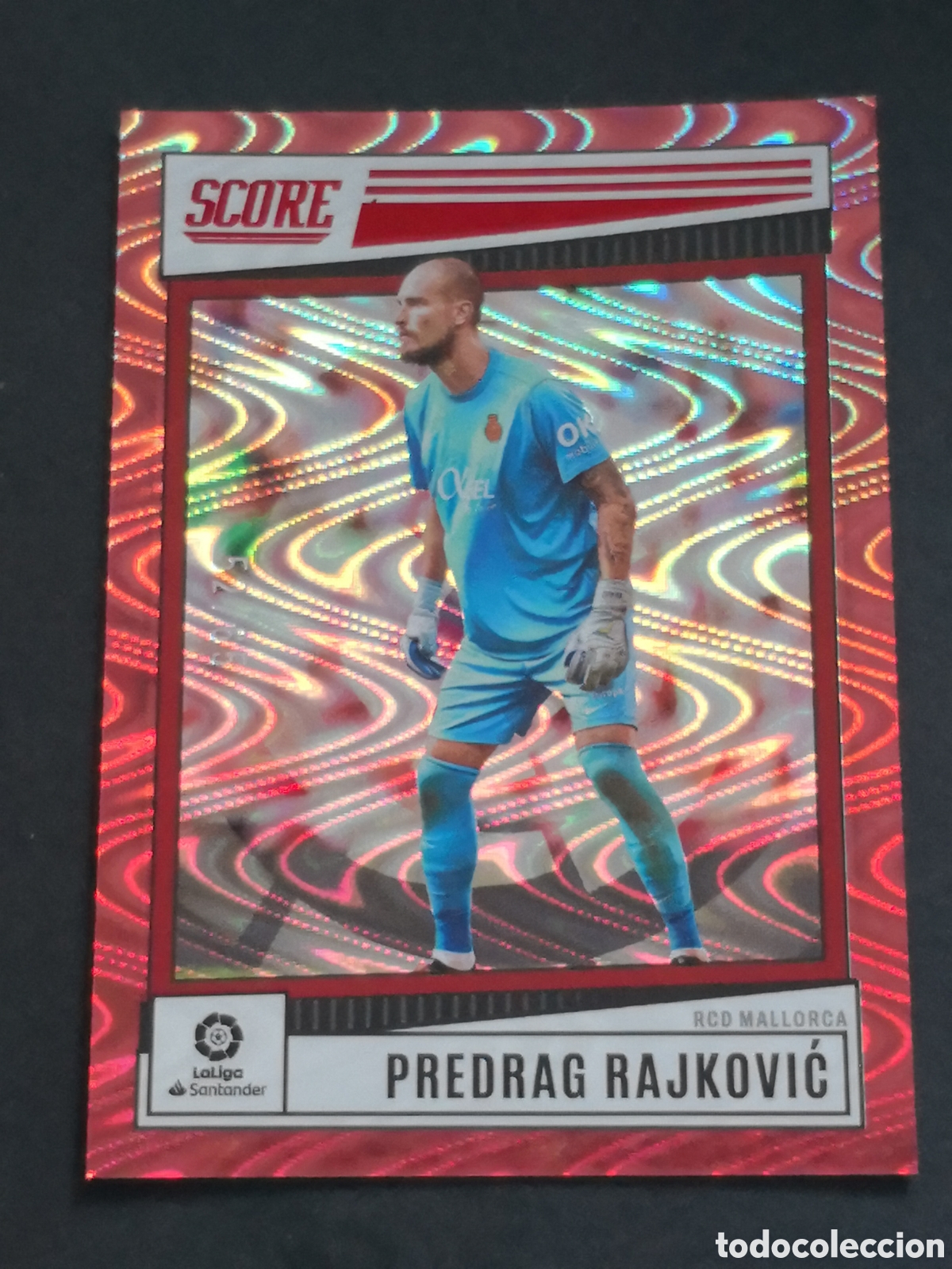 128 Númerada 52/65 Swirl Pedrag Rajkovic Mallorca Score 2022 2023 22 23 la Liga Cards Cromos Futbol