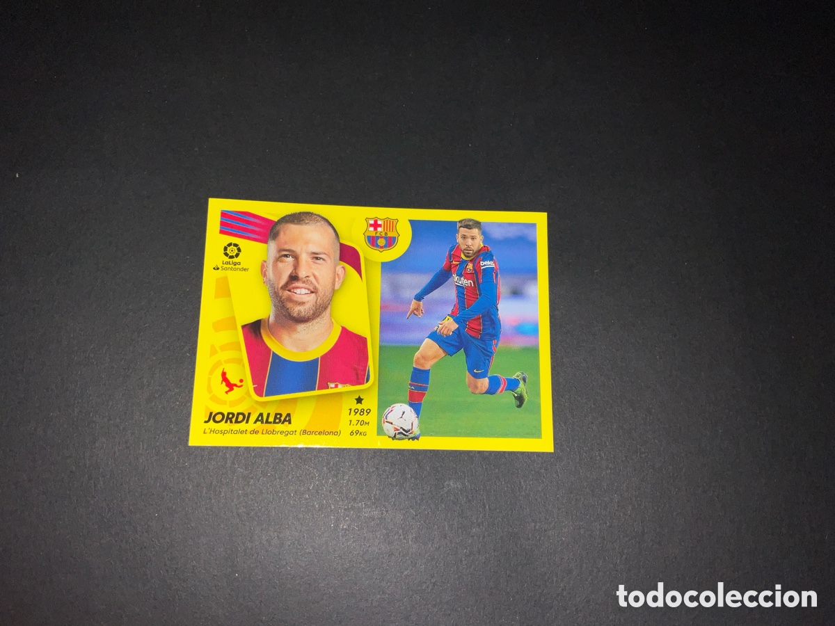 Football Stickers: ‼️JORDI ALBA N&ordm;12 FC BARCELONA LIGA ESTE 2021-2022‼️