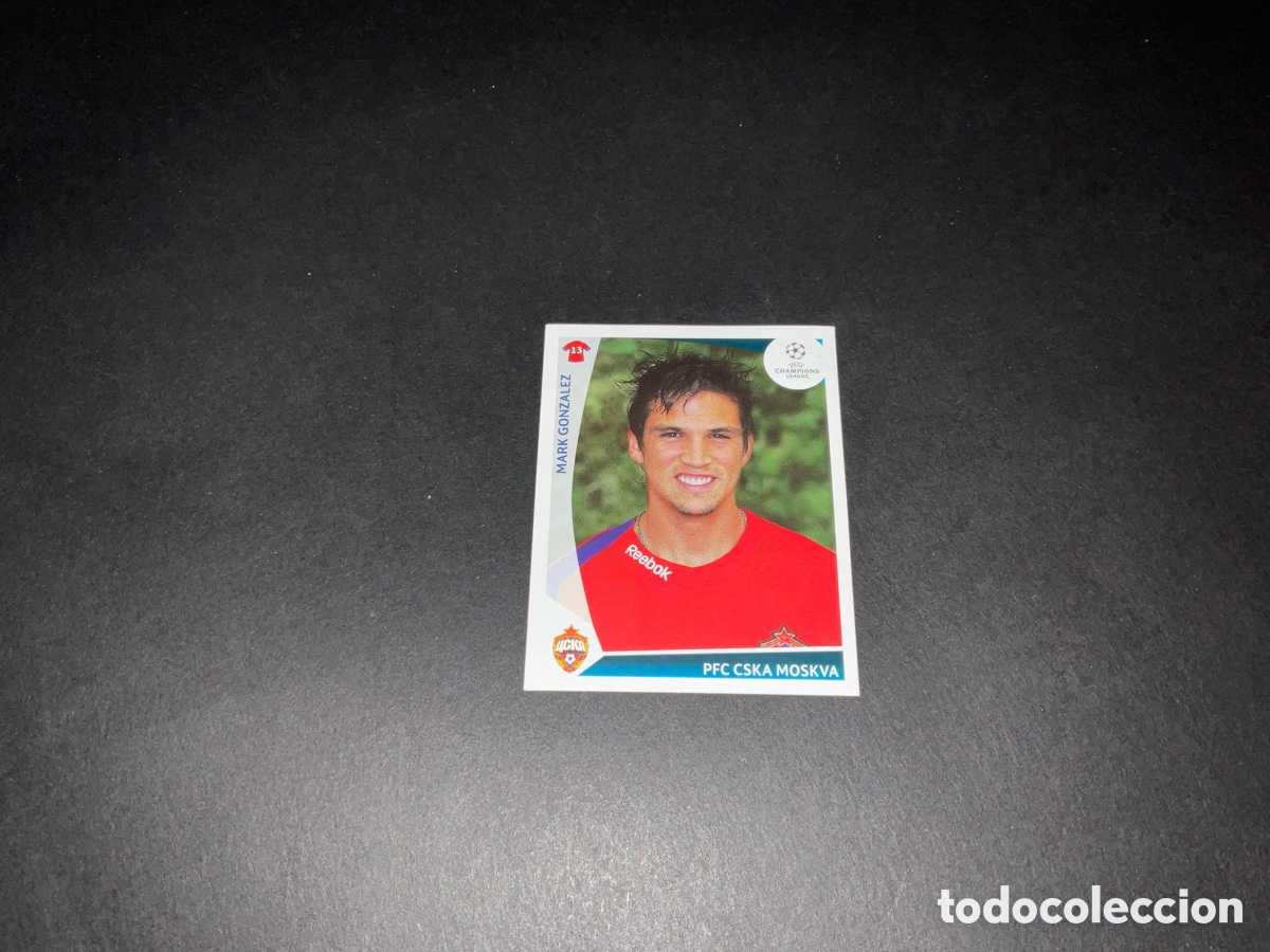 Football Stickers: ‼️MARK GONZALEZ N&ordm;104 PFC CSKA MOSKVA CHAMPIONS LEAGUE 2009-2010‼️