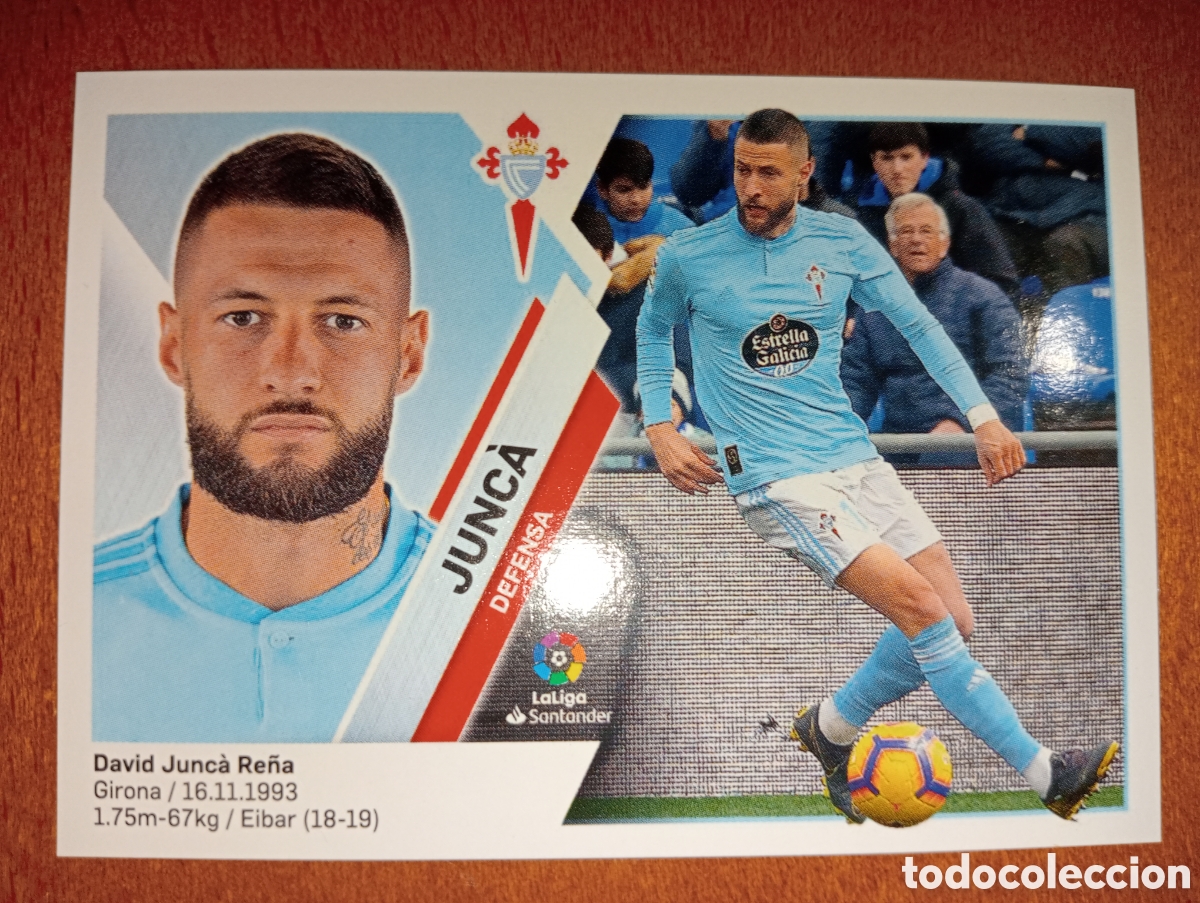 Cromos de f&uacute;tbol: Junca n&deg;7A liga este 19/20 Celta - Foto 1