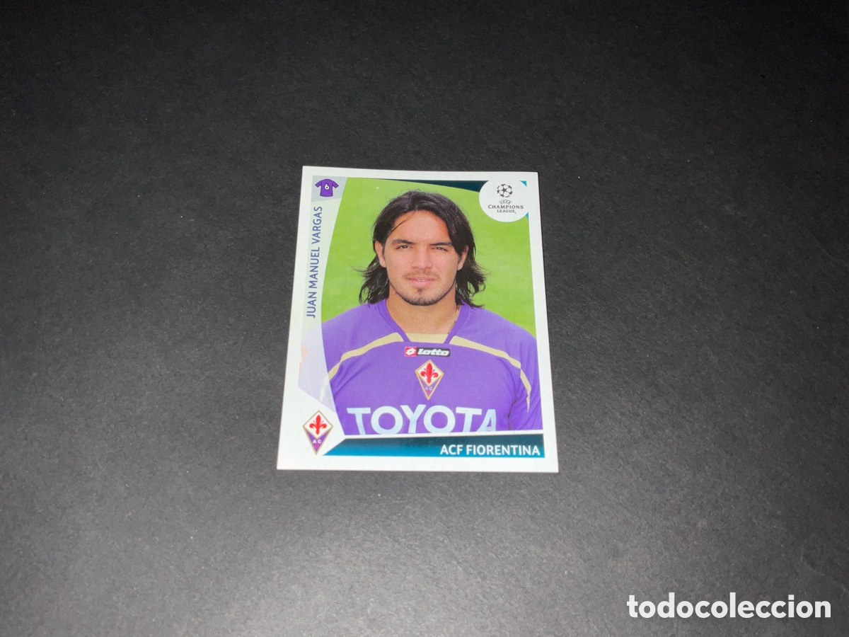 Cromos de Futebol: ‼️JUAN MANUEL VARGAS N&ordm;318 ACF FIORENTINA CHAMPIONS LEAGUE 2009-2010‼️